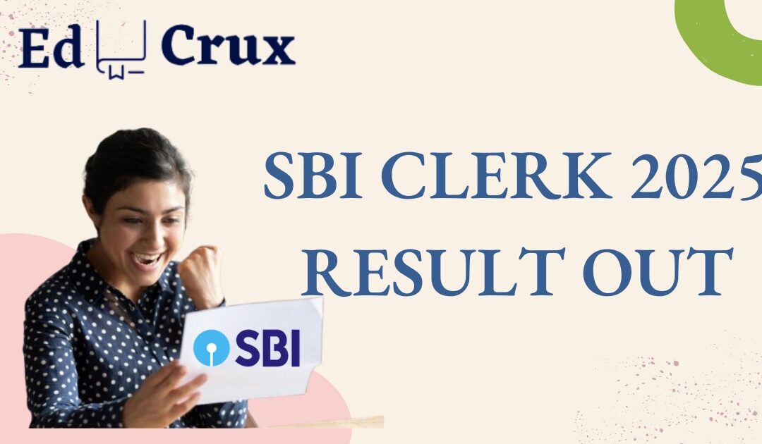sbi clerk 2025 result out